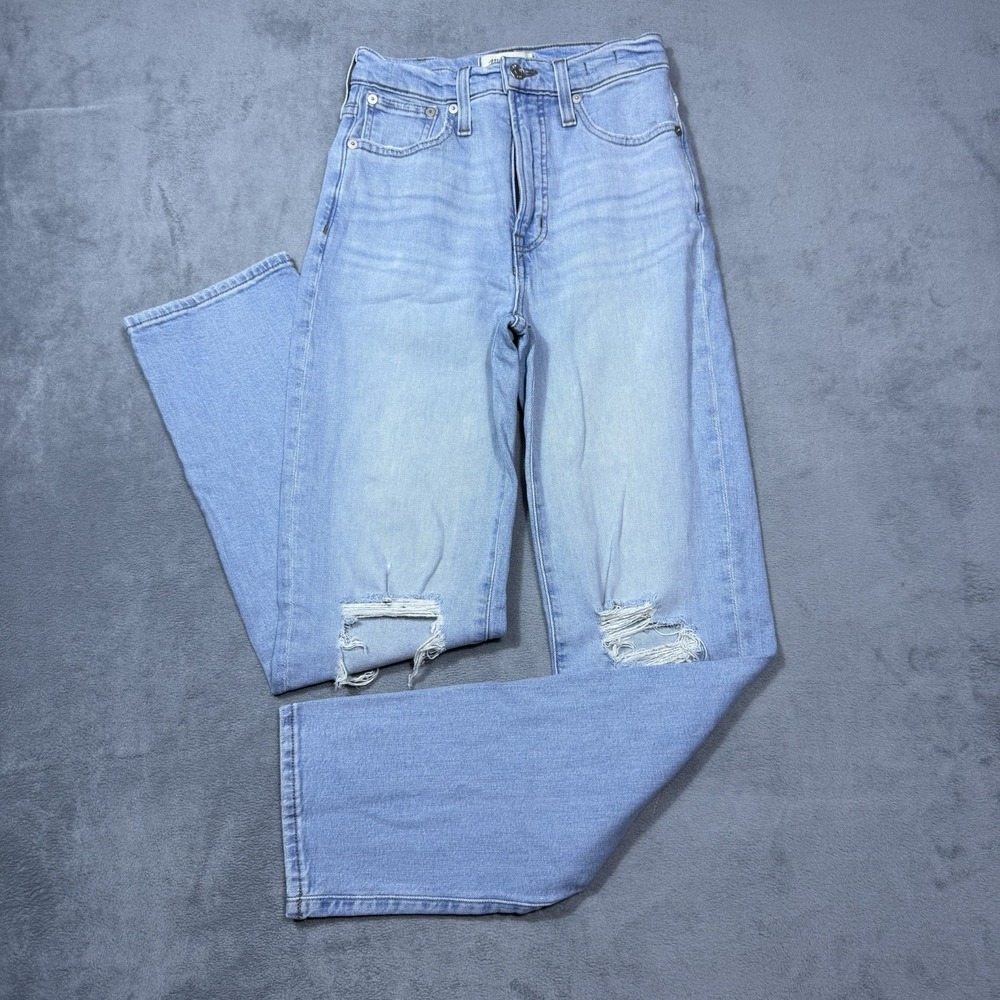 Madewell Jeans Womens 24x30 The Perfect Vintage Straight Distressed USA Boho